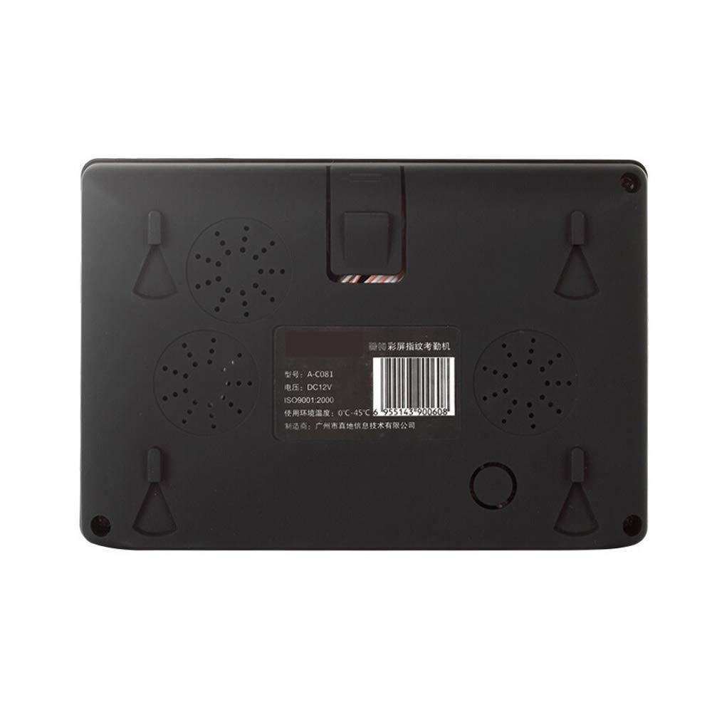Biometric Fingerprint Time Attendance Machine with WAN & WeChat Function - Chinese/English Version for Office & Company Use | Ideal for Employee Clock-In, Payroll Tracking & Workforce Management