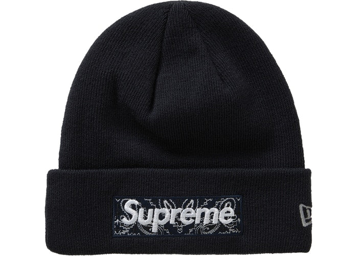 Supreme New Era Box Logo Beanie (FW19) - Black Winter Hat for Men & Women - Perfect for Cold Weather, Streetwear Fashion, and Urban Style