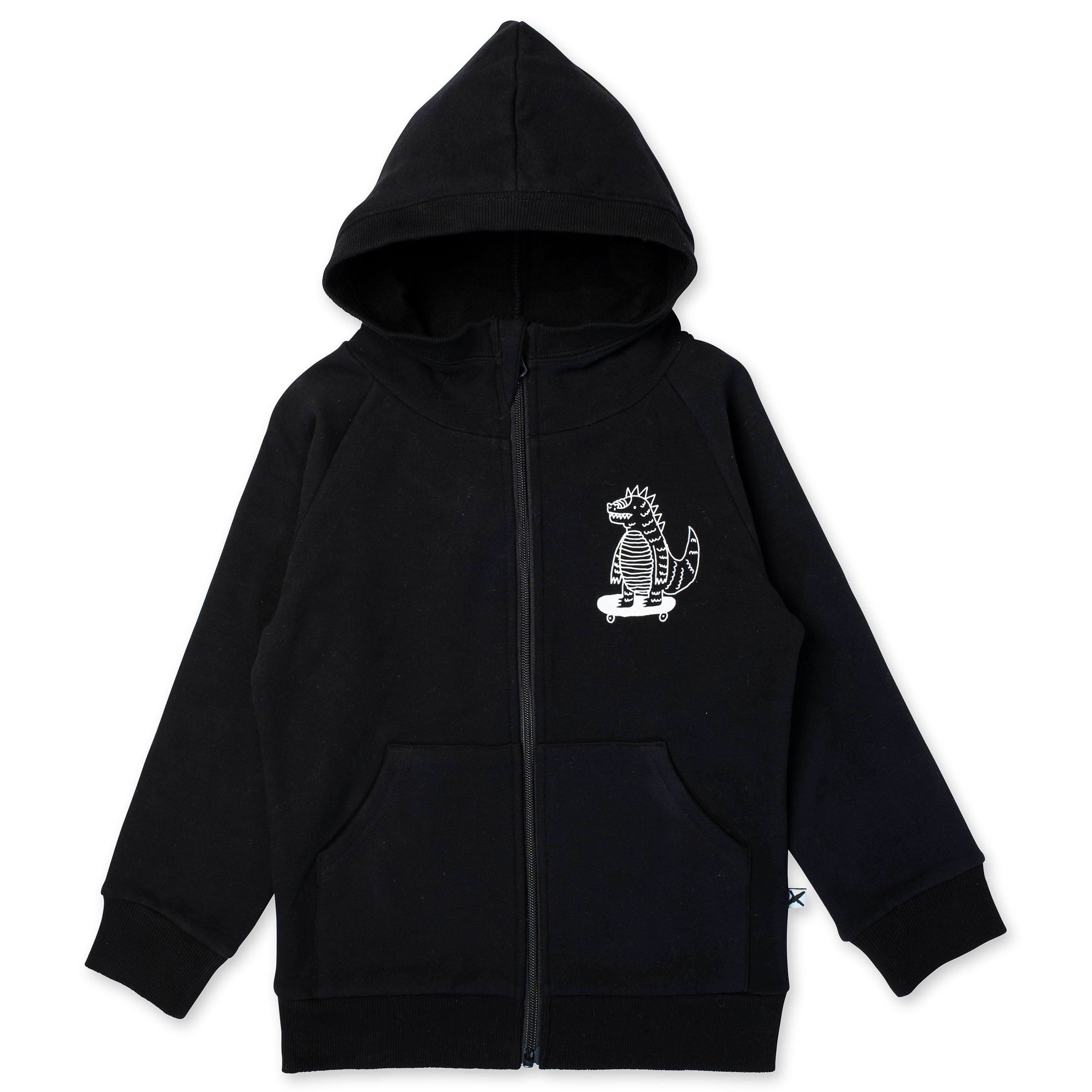 Minti Wild One Furry Zip Up Hoodie - Soft & Cozy Black Pullover for Women | Perfect for Winter, Casual Outfits & Lounge Wear