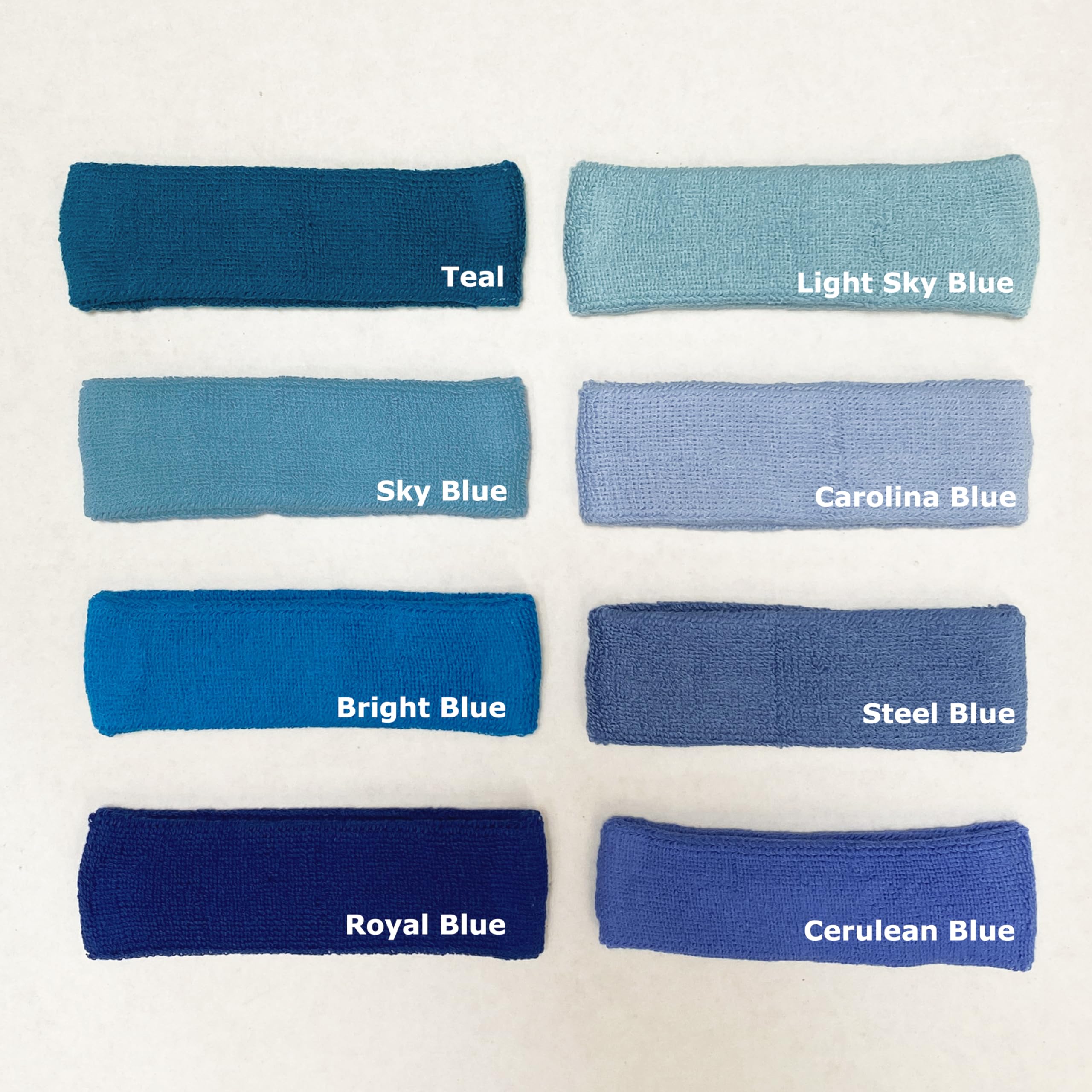 COUVER HB204 Extra Wide Long Thick Sports Headband for Large Heads - Sweat Absorbing Workout Headband for Running, Yoga, Tennis & Gym - 1 Pack