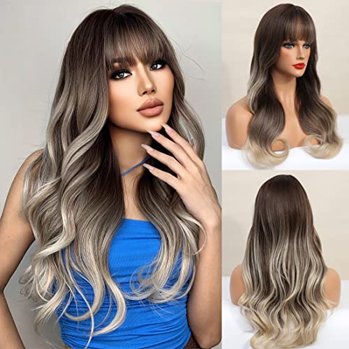 Ombre Brown Ash Blonde