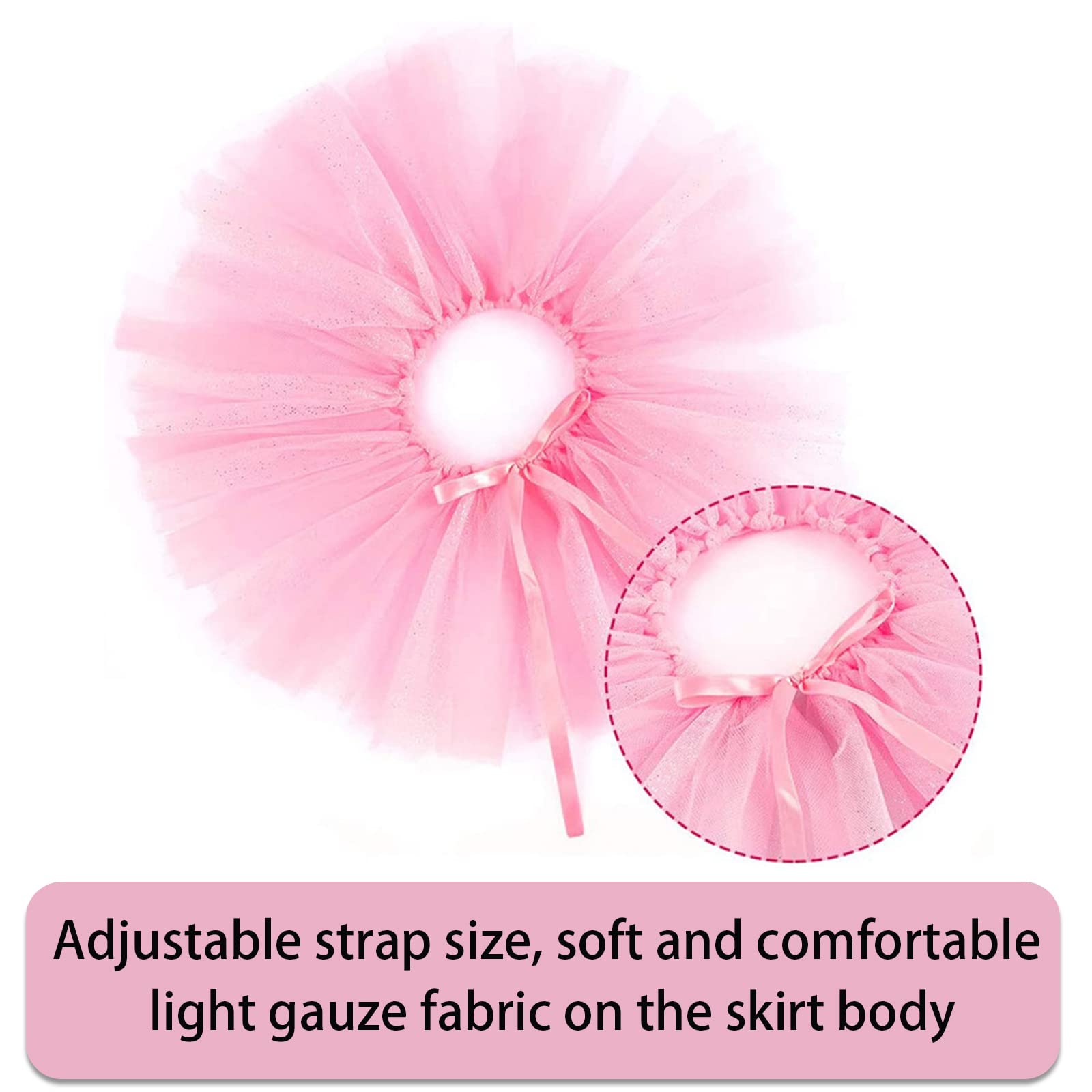 Petank Dog Birthday Party Decorations - Cute Pink Tutu Skirt Outfit, Happy Birthday Banner & Crown Hat Set for Puppy Celebrations | Perfect for Dog Birthday Parties, Photo Shoots & Special Occasions