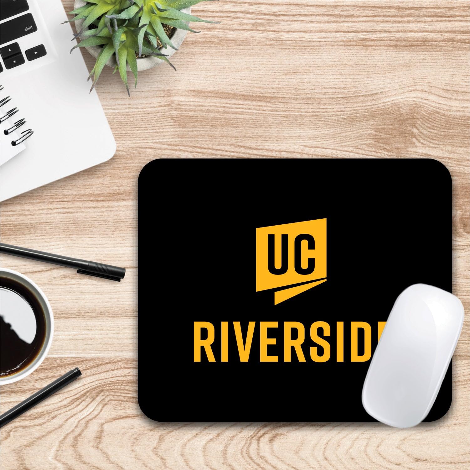 Premium Mouse Pad with University of California Riverside Logo - Non-Slip Fabric Gaming & Office Desk Mat for Computers, Laptops - Perfect for Work, Study & Gaming at Home or Office