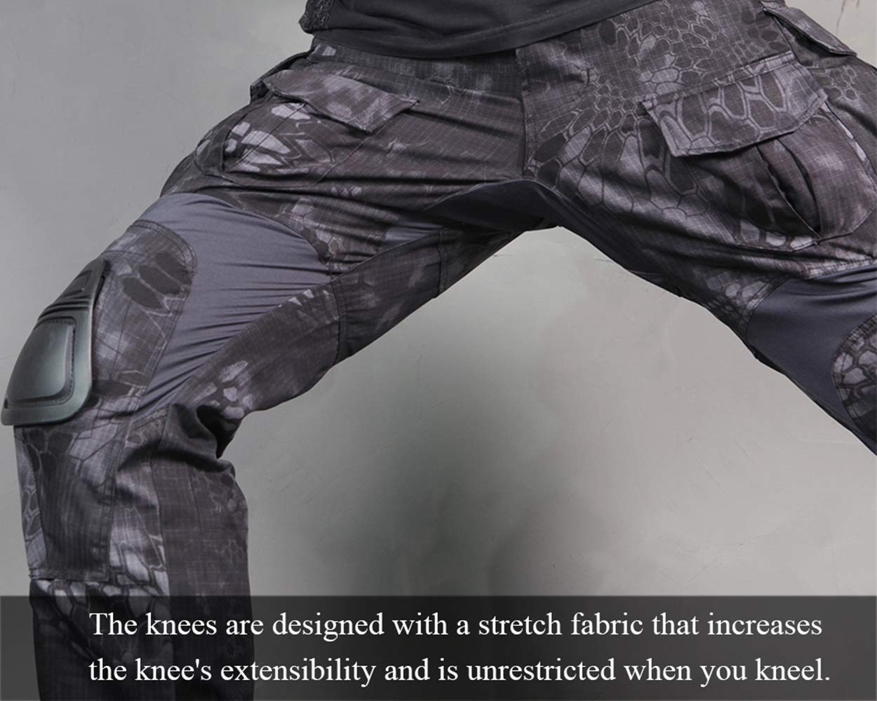 EMERSONGEAR Gen3 Paintball Pants with Reinforced Knee Pads - Tactical Combat Trousers for Airsoft, Army & Outdoor Activities | Perfect for Paintball Games, Military Training & Outdoor Adventures