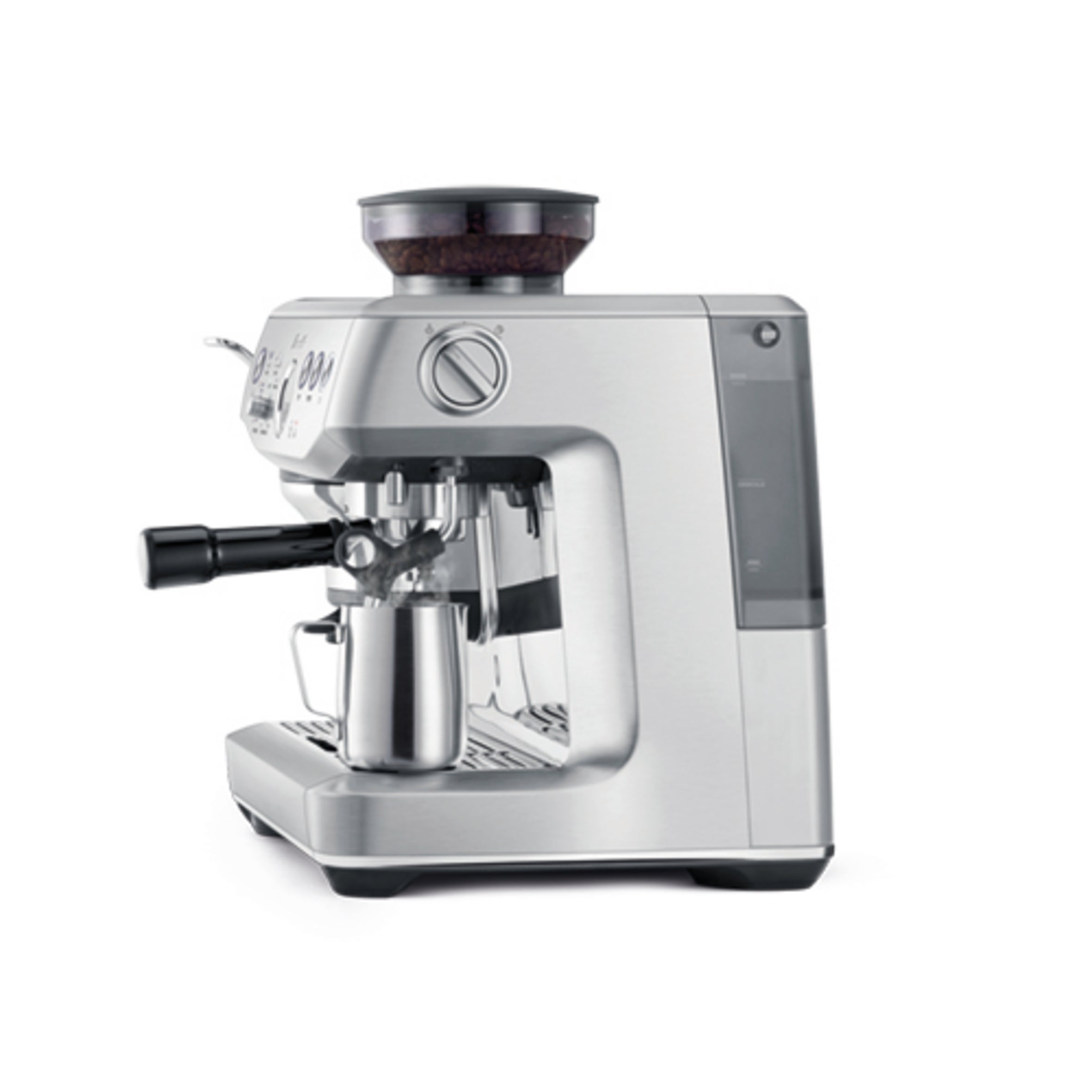 Breville Barista Express® Impress BES876BSS1BNA1 Espresso Machine with Built-in Grinder - Semi-Automatic Coffee Maker for Home Baristas, Perfect for Espresso, Latte & Cappuccino Lovers