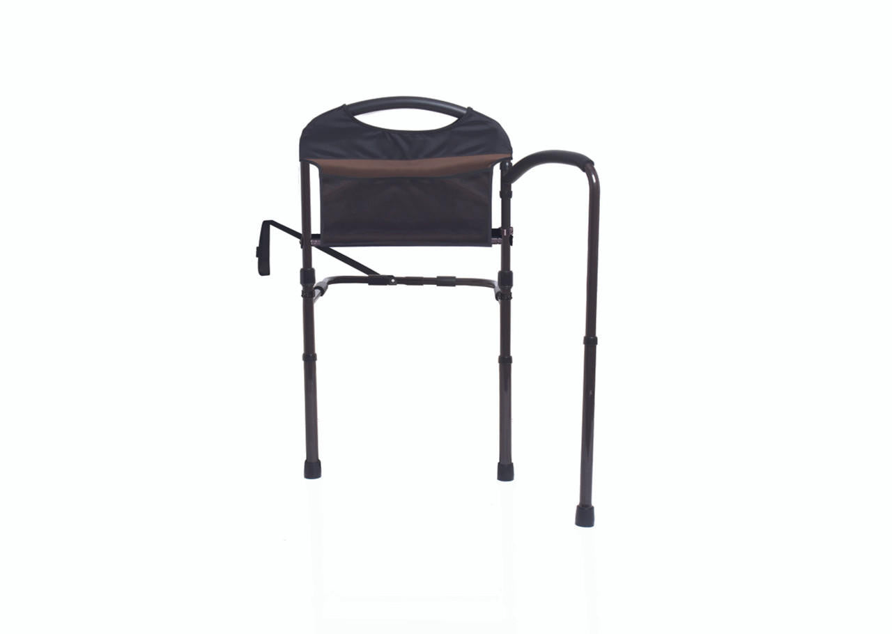 Adjustable Mobility Safety Rail for Seniors & Elderly - Sturdy Bathroom & Bedroom Assist Handle for Fall Prevention - Perfect for Home Care & Assisted Living Facilities