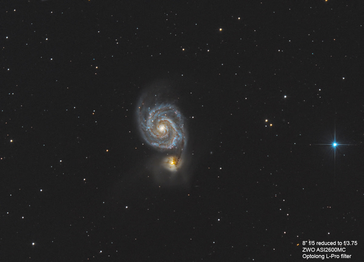 Starizona Nexus 0.75x Newtonian Focal Reducer & Coma Corrector for Astrophotography - Improve Telescope Image Quality for Deep Space Observation
