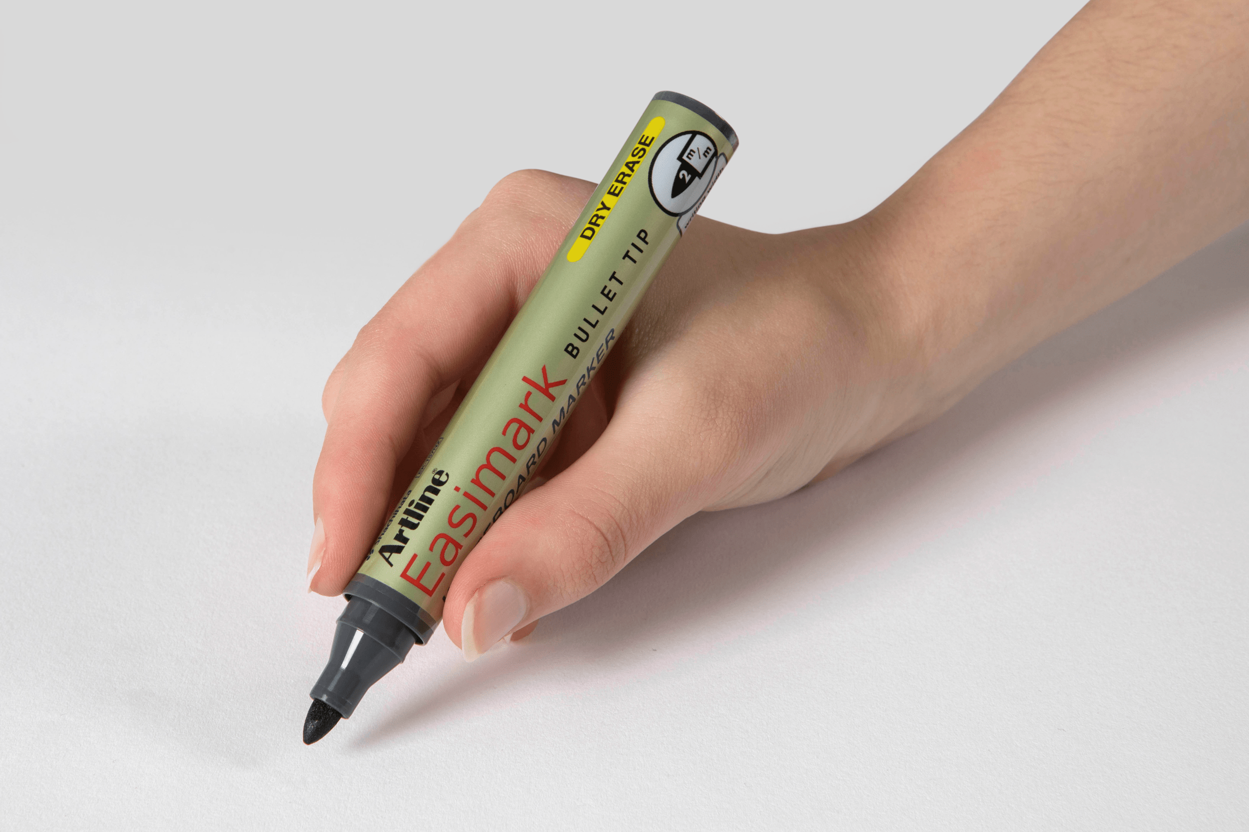 Artline 157 Easimark Whiteboard Marker - 2mm Bullet Tip, Blue Ink, Pack of 12 - Perfect for Office Meetings, Classroom Teaching & Home Organization