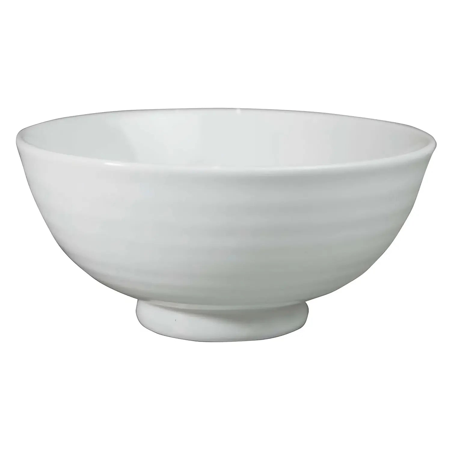 Premium EBM Porcelain Tempered Rice Bowl - 11.5cm Cream White - Durable & Microwave Safe - Perfect for Asian Cuisine, Soups, Salads & Home Dining