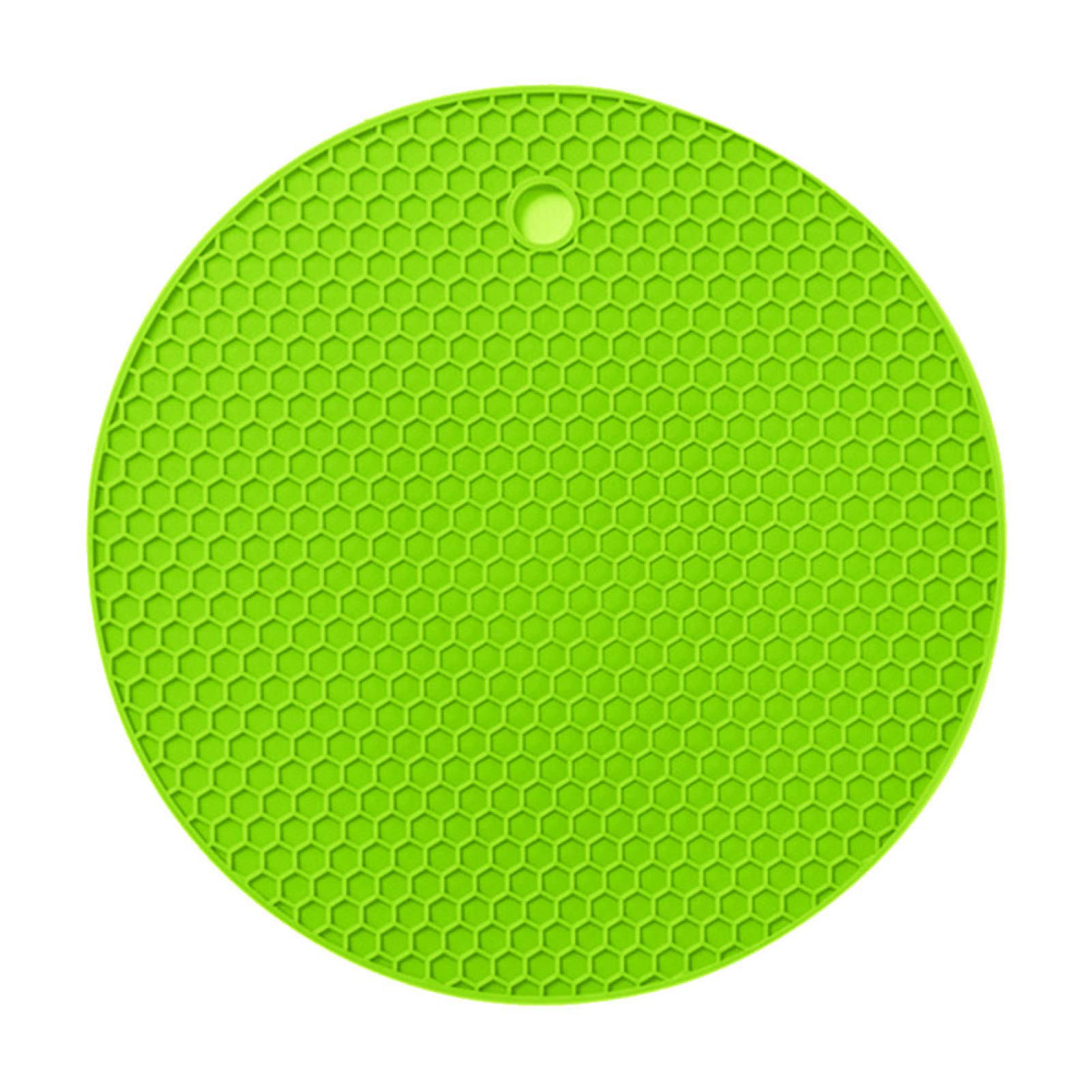 Non-Slip Silicone Honeycomb Placemat for Dining Table - Heat Resistant Round Tableware Pad for Bowls & Cups - Perfect for Kitchen, Restaurant, and Outdoor Picnic Use