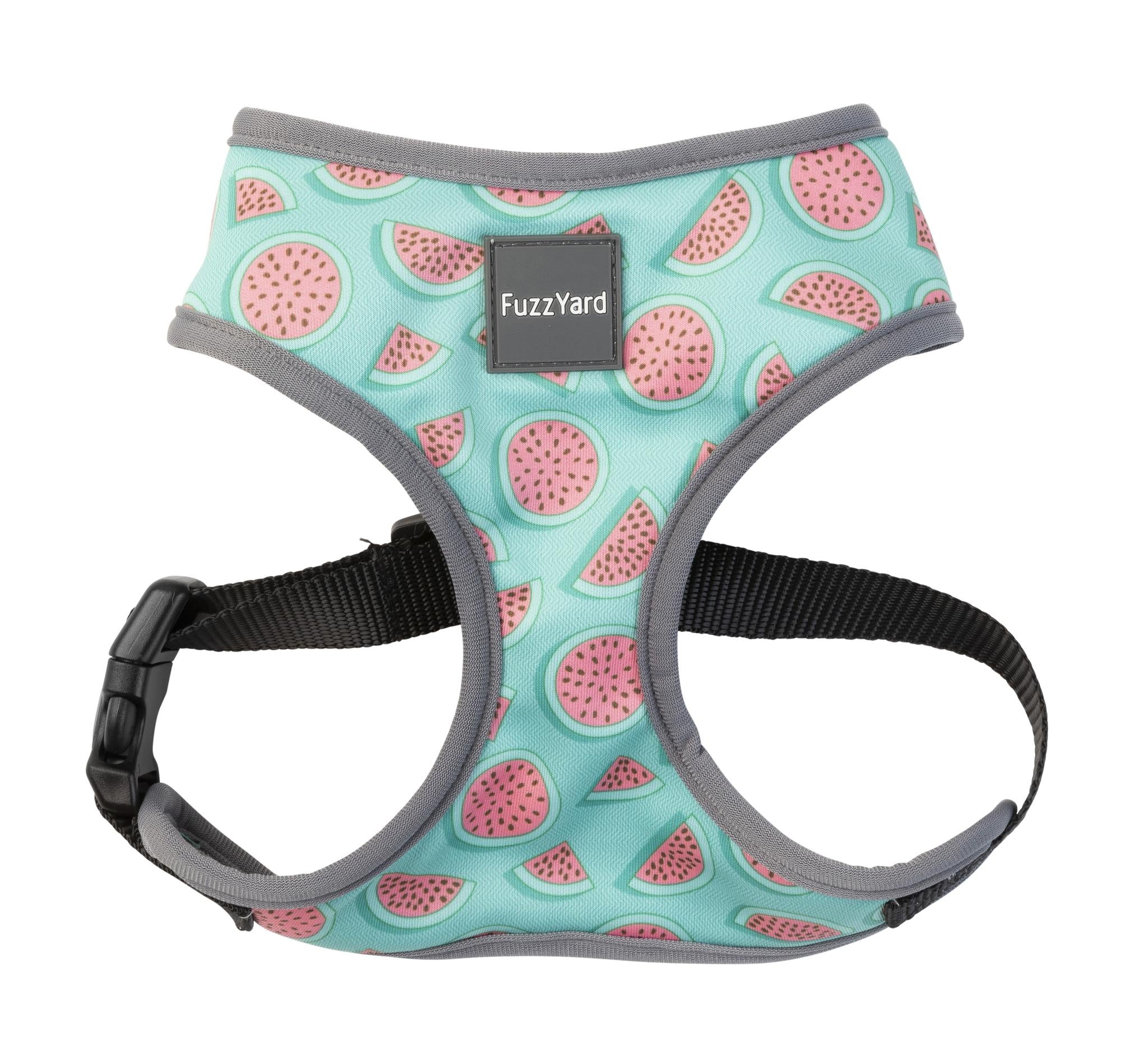 Fuzzyard Summer Punch Dog Harness - Adjustable & Breathable Pet Vest for Small to Medium Dogs - Perfect for Outdoor Walks, Hiking, and Beach Adventures