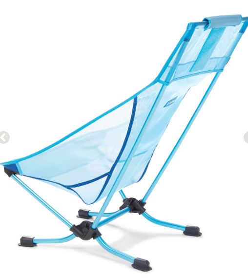 Premium Blue Mesh Beach Chair - Lightweight, Portable & Comfortable for Outdoor Relaxation - Perfect for Beach, Pool, Camping & Backyard Lounging