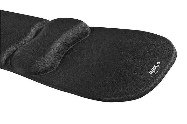Ergonomic Spire Padded Wrist Rest & Mouse Pad SP MP04 - Comfortable Support for Computer Work, Gaming, and Office Use