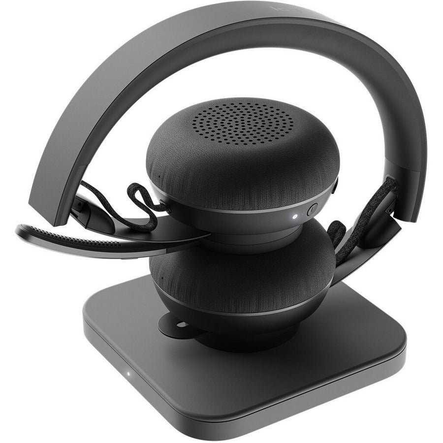 Logitech Zone Wireless Bluetooth Headset with Noise Cancelling Mic - Premium Office & Gaming Headphones for Remote Work, Video Calls & Online Meetings