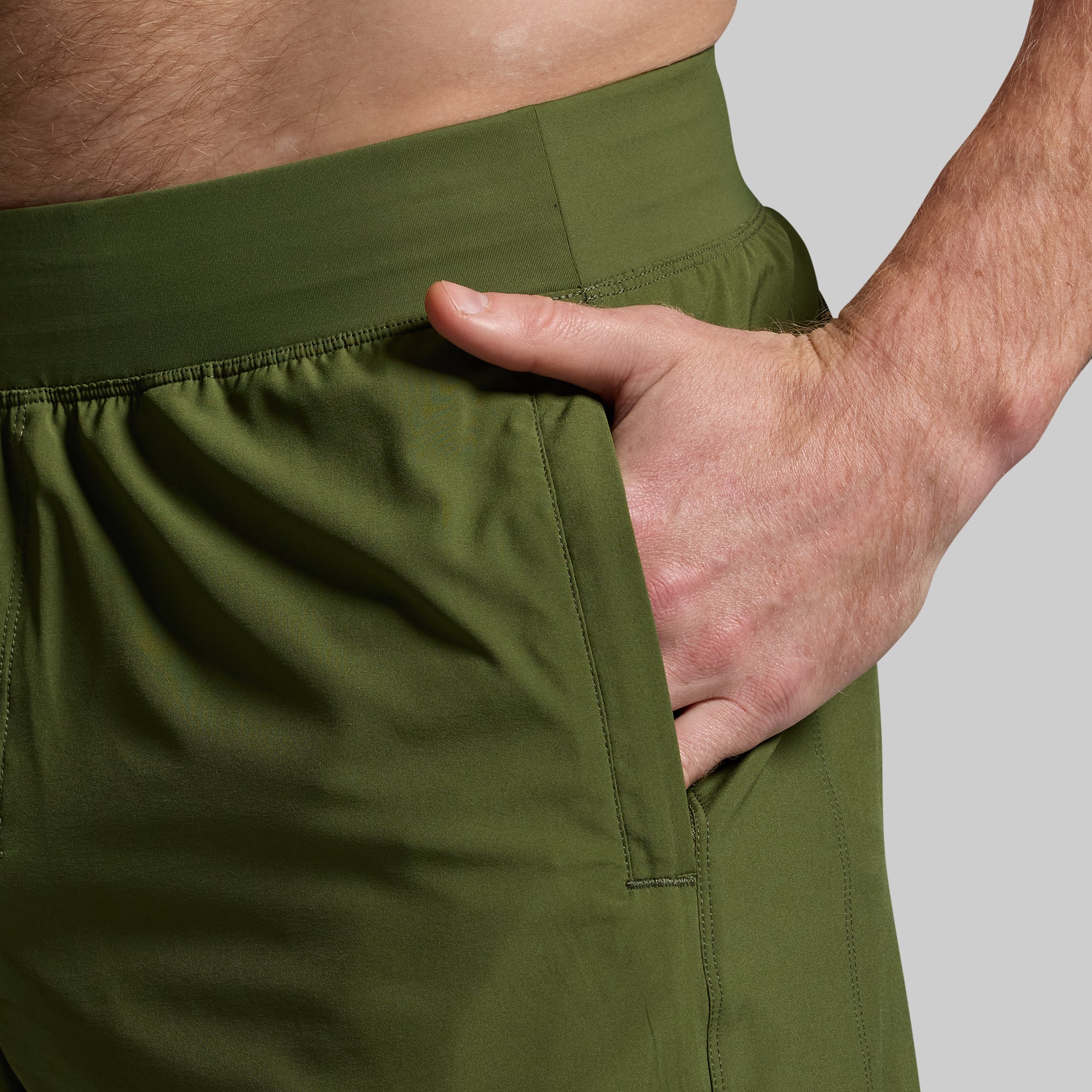 Versatile Men's Cargo Shorts - Military Green | Durable & Comfortable Outdoor Shorts for Hiking, Camping & Casual Wear