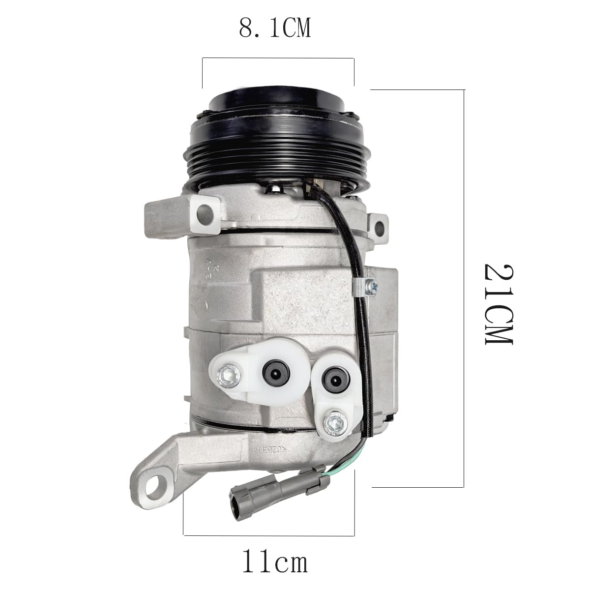 AC Compressor with A/C Clutch 10364873 - Compatible with GMC Sierra & Yukon, Chevy Suburban, Tahoe, Silverado 1500/2500/3500 | Replacement for Air Conditioner System | Perfect for Summer Cooling & Vehicle Maintenance