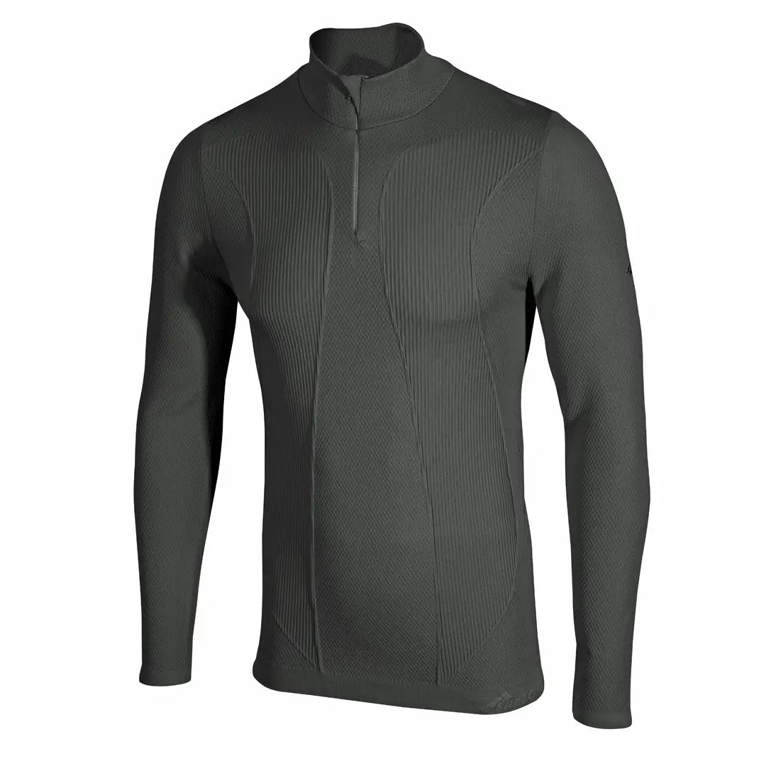 Factor 1 Plus Men's Thermal Long Sleeve Zip Neck Base Layer Top for Cold Weather Hiking, Skiing & Outdoor Activities