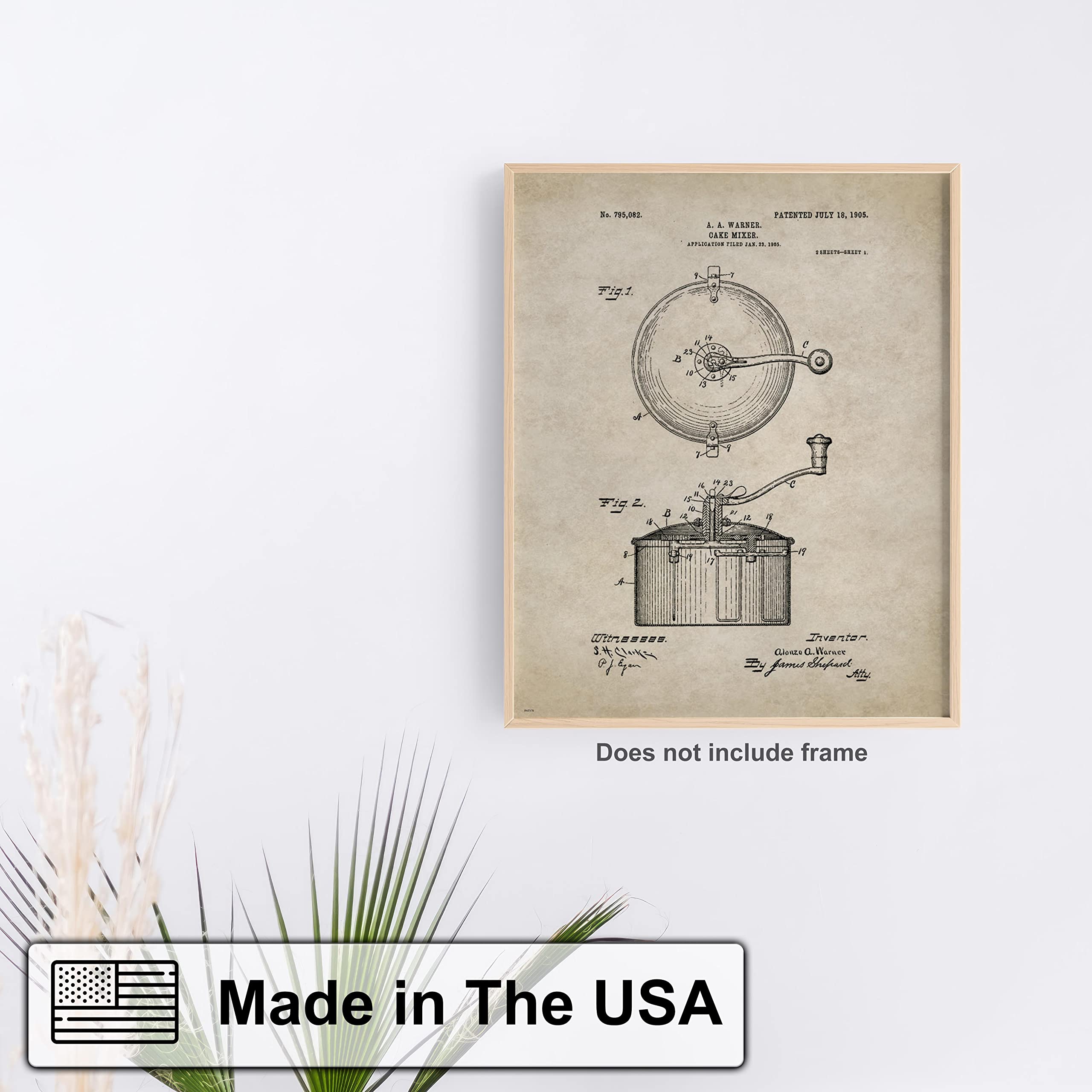11x14 Kitchen Bakery Patent Poster Art Print - Baking Cake Pie Cupcake Pans Wall Decor for Home & Commercial Bakeries | Perfect for Restaurant, Coffee Shop, and Bakery Display