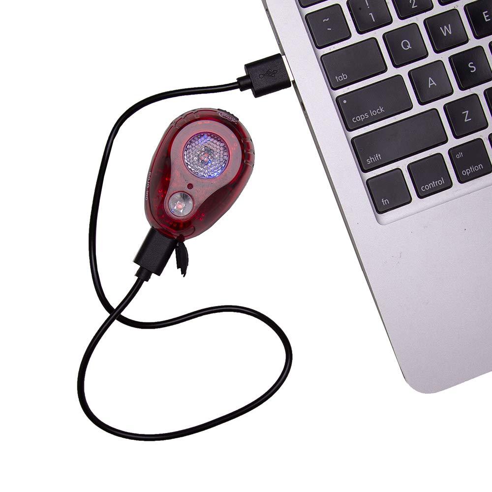 Planet Bike Rojo 100 USB-C Rechargeable Bike Tail Light - High Visibility Rear Bicycle Safety Light for Night Cycling, Commuting & Urban Riding