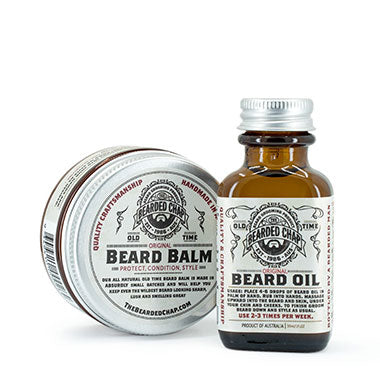Premium Beard Grooming Kit for Men - 2-in-1 Beard Oil & Balm Set for Softness & Growth | Perfect for Daily Care, Gifts & Travel