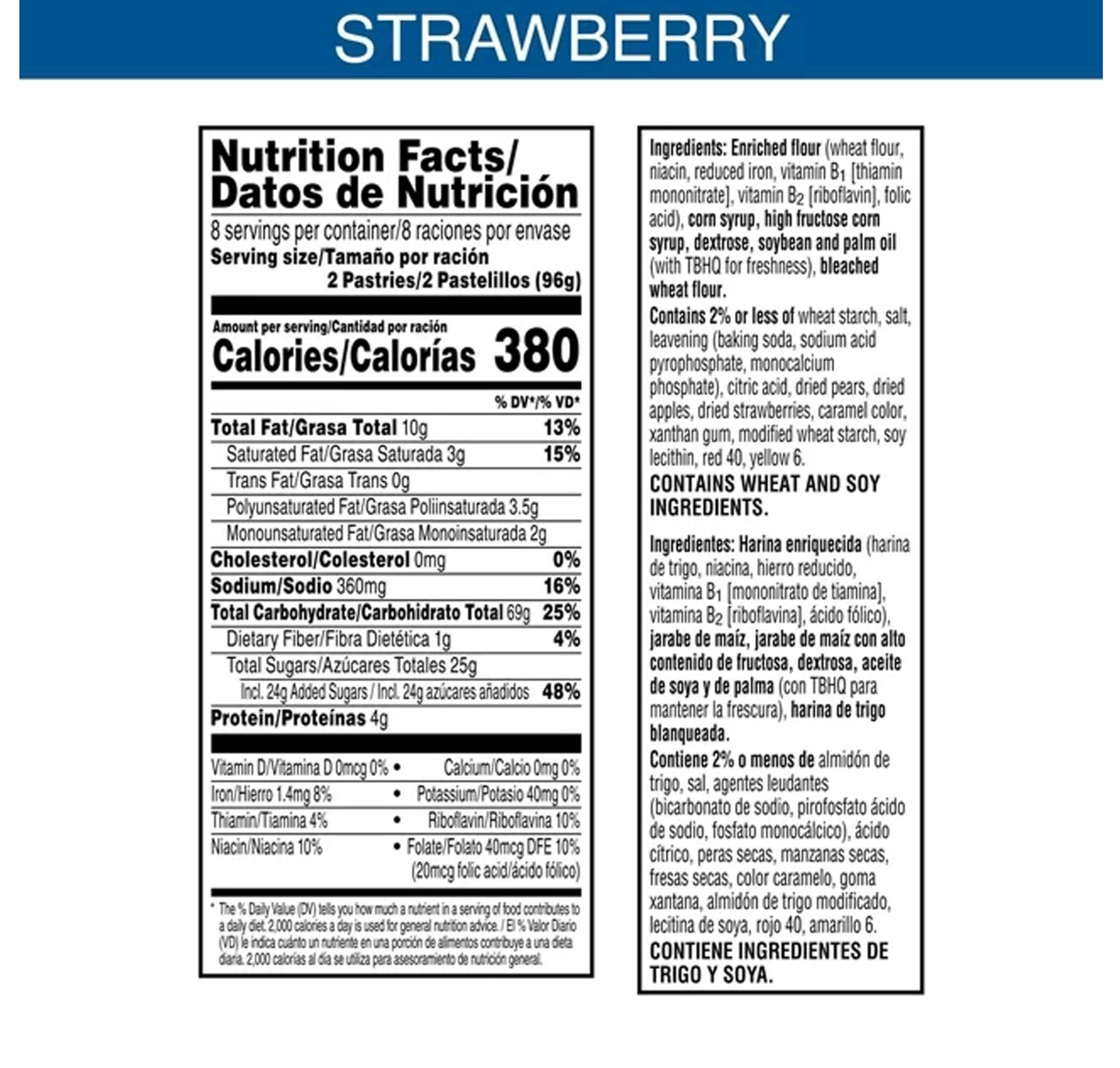 Unfrosted Strawberry Pop-Tarts (32 Count) - 2 Box Value Pack | Kids Snack for School, Office, Home | Perfect for Breakfast, Lunch Boxes & After-School Treats