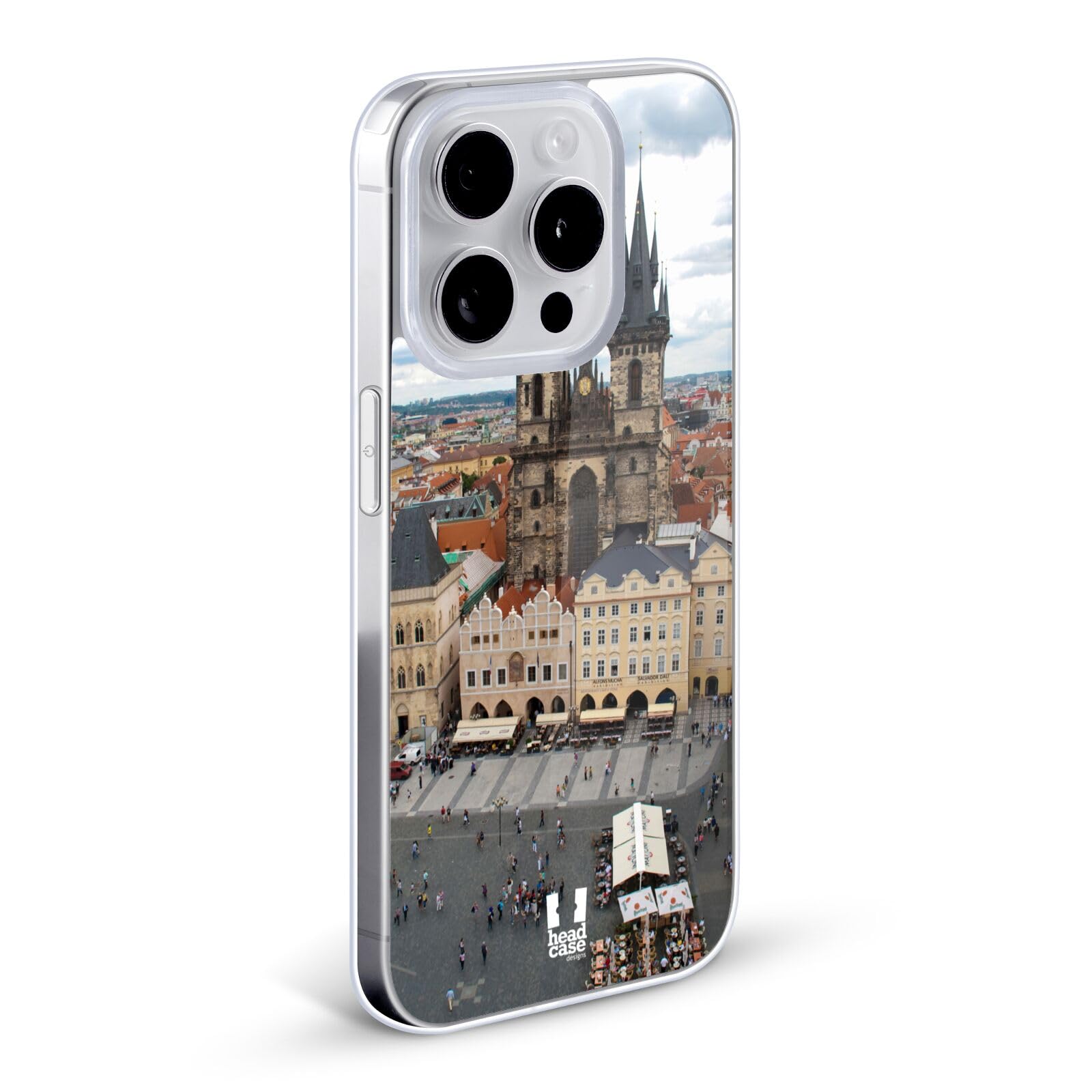Head Case Designs Old Town Prague Czech Republic Famous City Soft Gel Case - Durable Protective Cover for Apple iPhone 7 Plus/iPhone 8 Plus - Perfect for Travel, Sightseeing & Daily Use