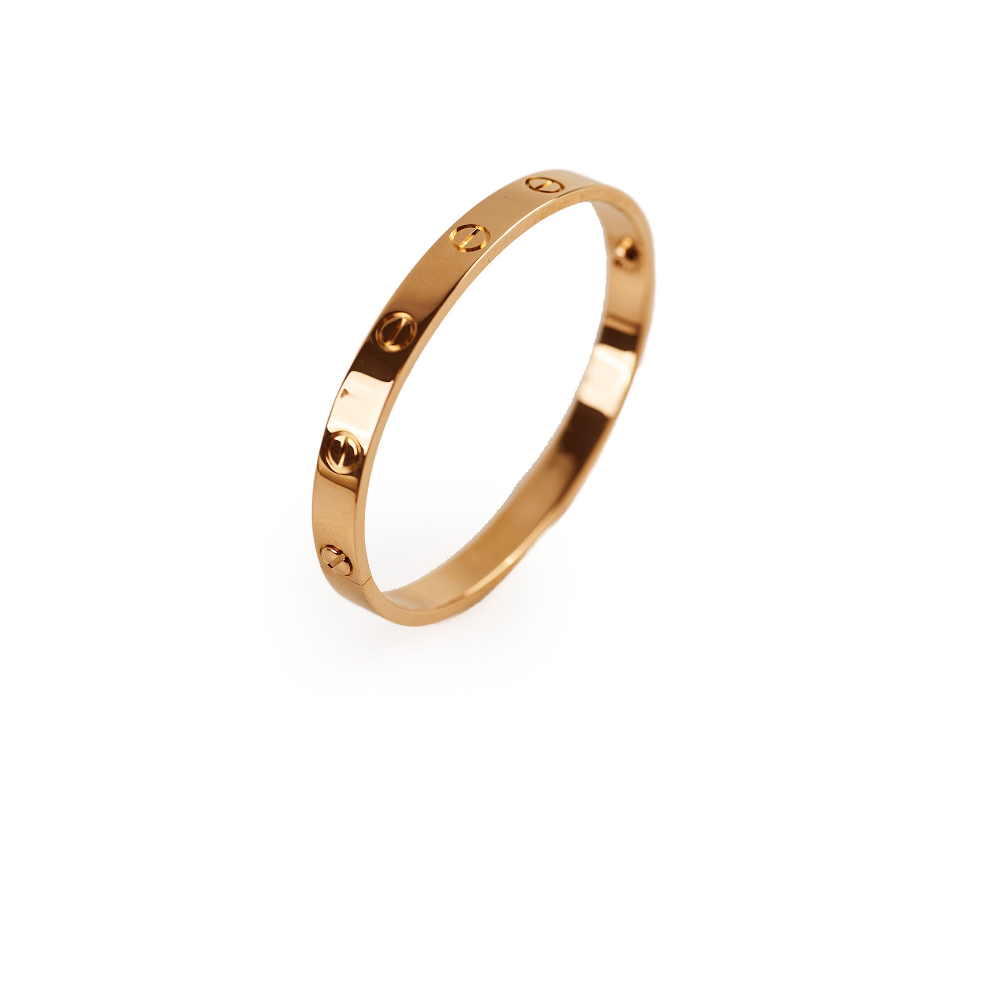 Cartier Love Bracelet 16 Size in 18K Pink Gold - Luxury Jewelry for Women, Perfect for Anniversaries & Special Occasions