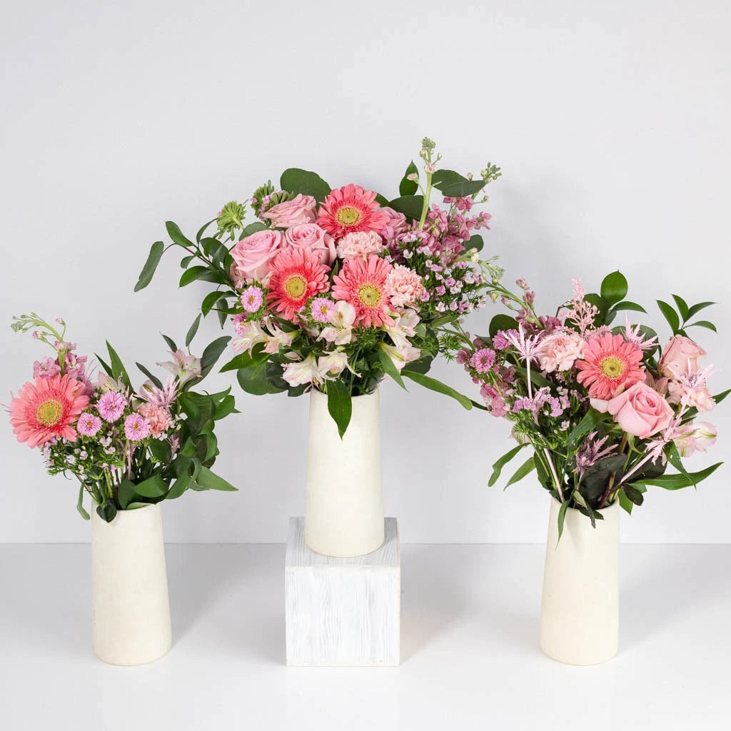 Pink Floral Baby Shower Centerpieces - Elegant Table Decorations for Baby Showers, Bridal Showers & Birthday Parties