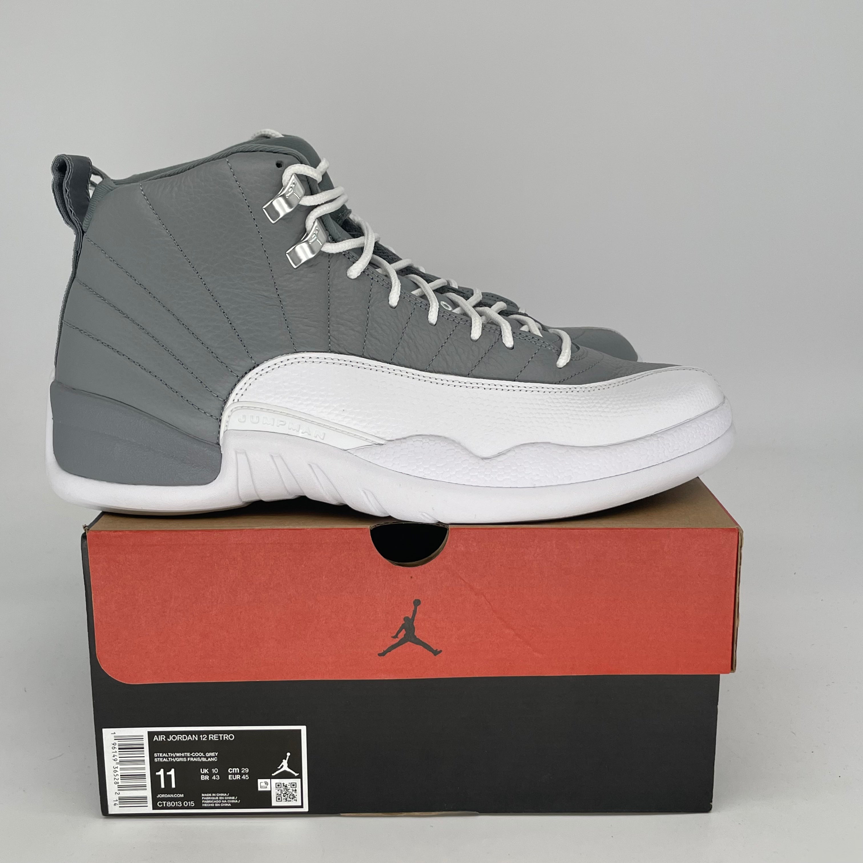 AIR JORDAN 12 STEALTH Basketball Shoes - Men's Size 11/Women's Size 12.5 - Style CT8013-015 - Perfect for Court Performance & Streetwear Fashion
