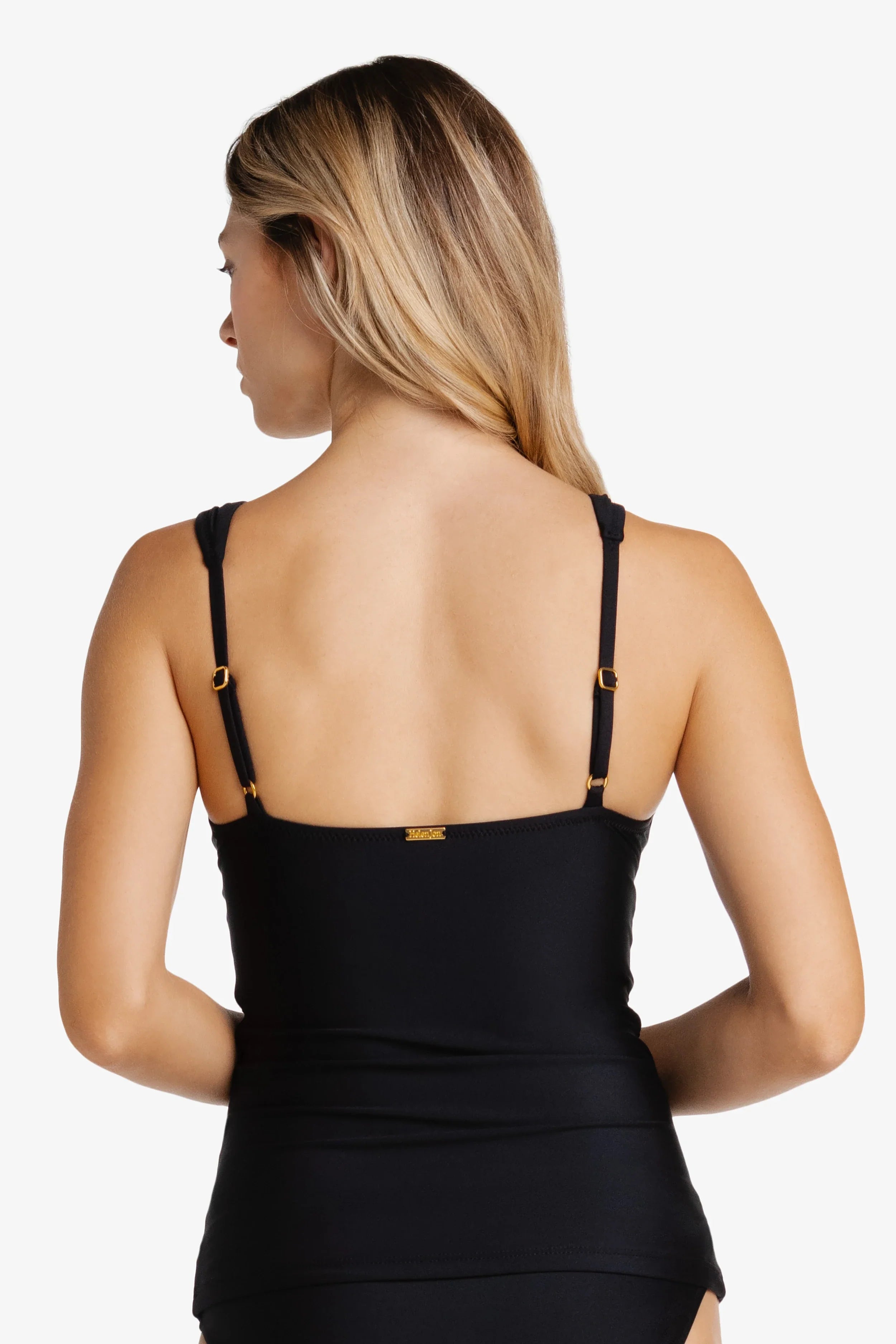 Luna Tankini Swimsuit for Women - Black Two Piece Bikini Set | Perfect for Beach, Pool, and Summer Vacation
