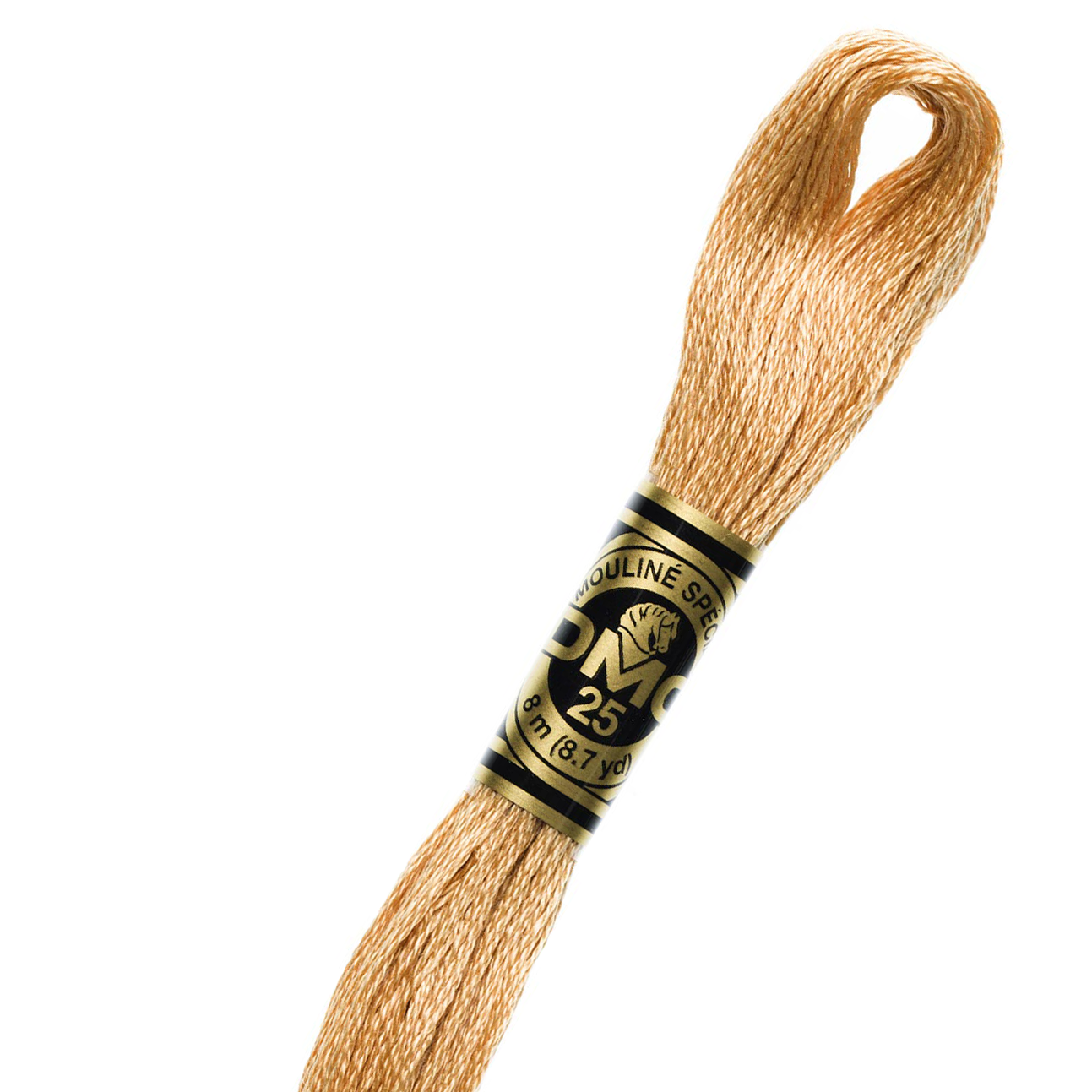 DMC 437 Cotton Embroidery Floss - 6 Stranded Premium Thread for Cross Stitch, Needlework & Hand Embroidery - Perfect for DIY Crafts, Scrapbooking & Fabric Projects