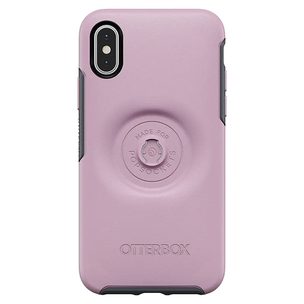 OtterBox Otter + POP Symmetry Series Protective Case for iPhone Xs & iPhone X - MAUVELOUS | Shockproof & Slim Design | Perfect for Everyday Use, Travel & Outdoor Activities