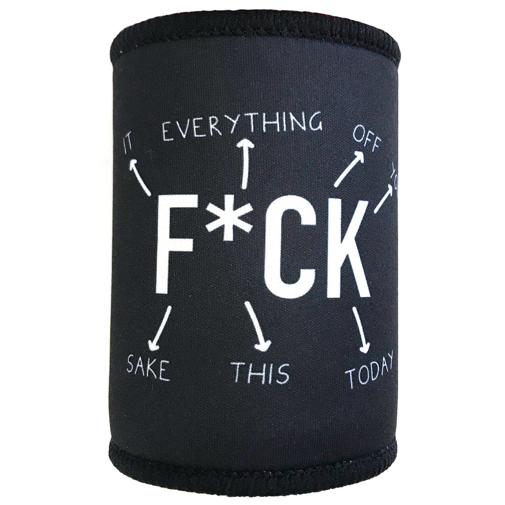 Funny Insulated Beer Can Holders - 6 Pack Cool Koozies for Parties, BBQs & Tailgating - Keep Drinks Cold & Stylish