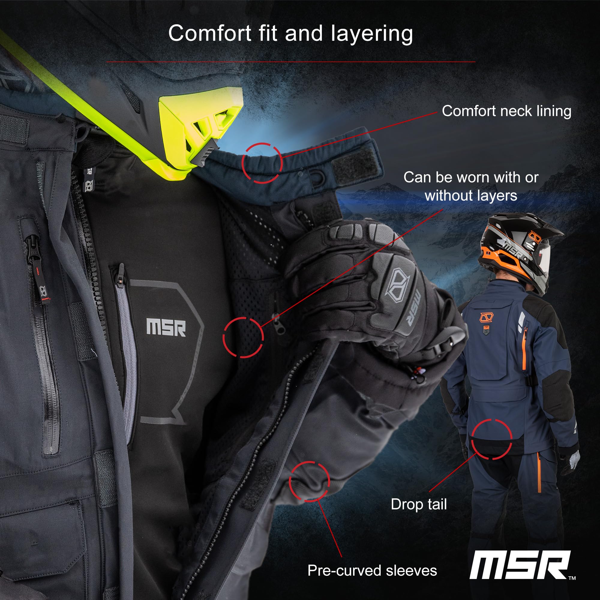MSR Xplorer ADV Jacket - Lightweight Waterproof Hiking Jacket for Men & Women - Windproof Outdoor Gear for Camping, Backpacking & Mountaineering