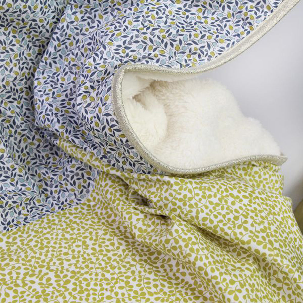 Cesar Baby Blanket - Soft & Cozy Fleece Blanket for Newborns, Infants & Toddlers | Perfect for Nursery, Stroller, Car Seat & Bedtime | Barnabe Loves Coffee Inspired Design