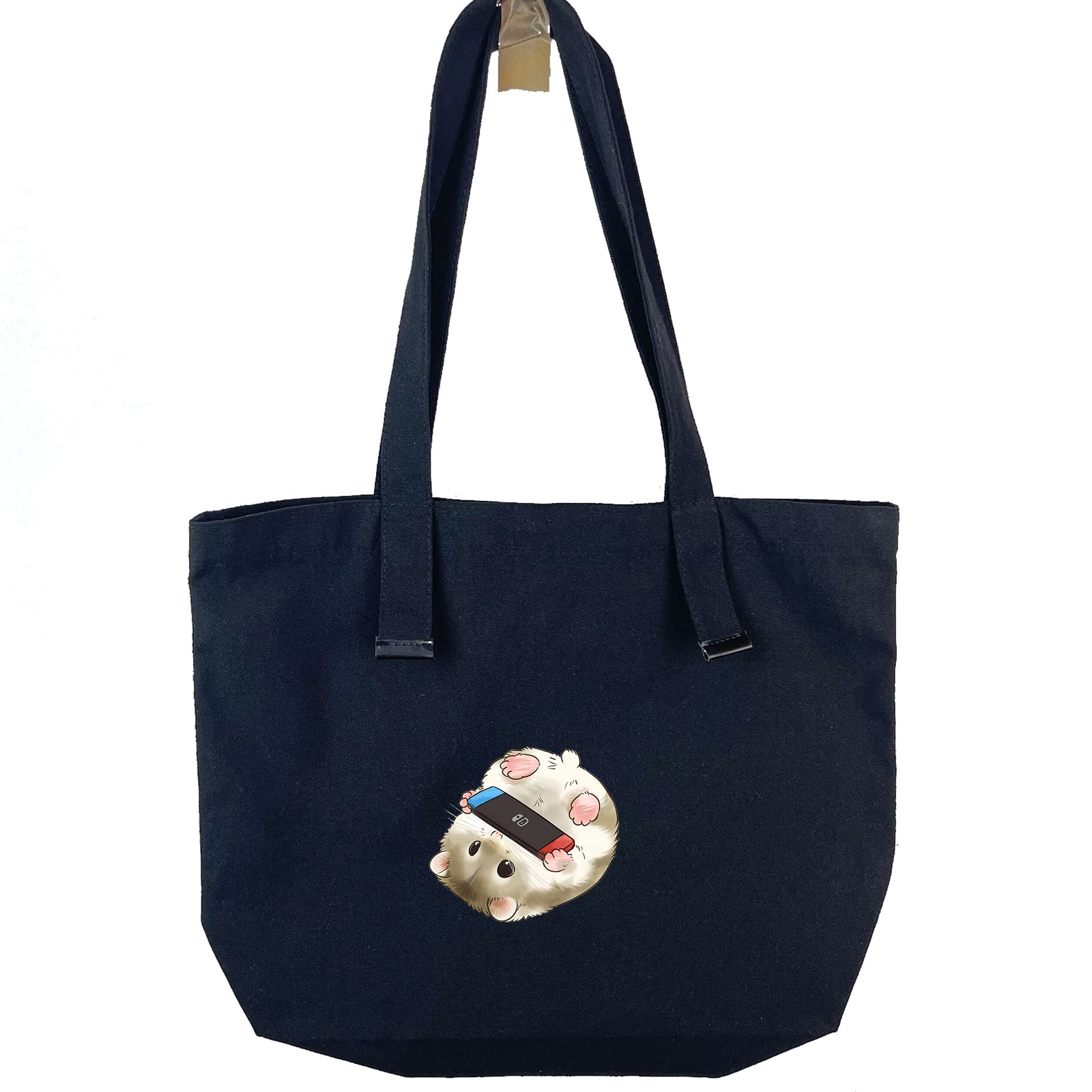 Cute Guinea Pig Print Canvas Tote Bag - Reusable Shopping Shopper for Women, Casual Shoulder Bag (Bulk Pack) - Perfect for Grocery Shopping, Beach Trips & Daily Errands
