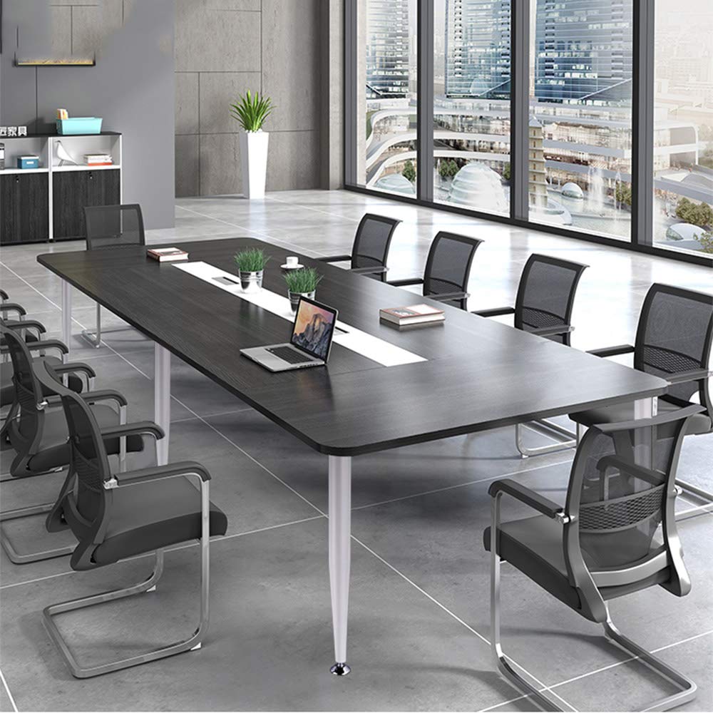 Adjustable Black Metal Tapered Table Legs - Modern & Stylish Furniture Legs for Coffee Tables, Desks & Dining Tables (28