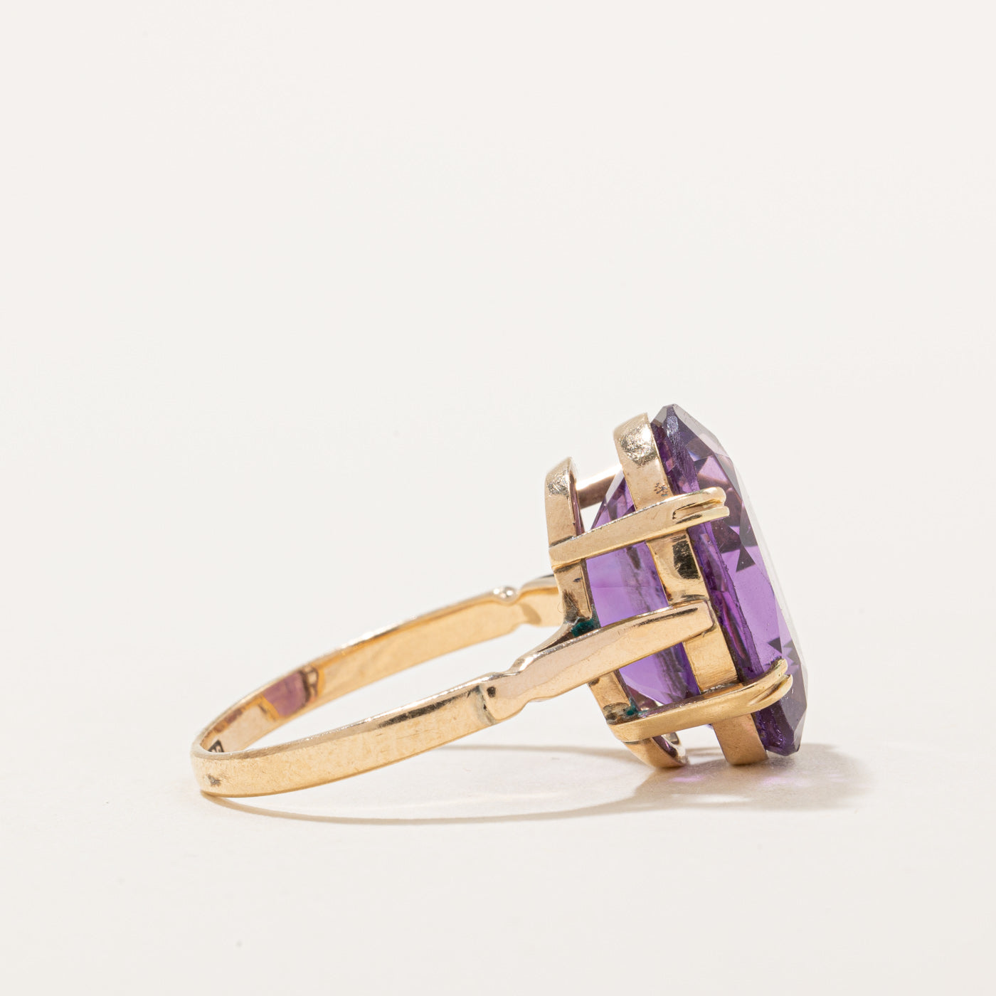 7.50ct Amethyst Cocktail Ring - Size 6.75 | Elegant Purple Gemstone Statement Ring for Women | Perfect for Evening Parties, Weddings & Special Occasions