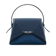 BF Vertu Catena Office Handbag (Spar Blue) - Professional Women's Work Tote Bag for Business, Laptop & Commuting - Stylish & Durable Leather Briefcase for Women