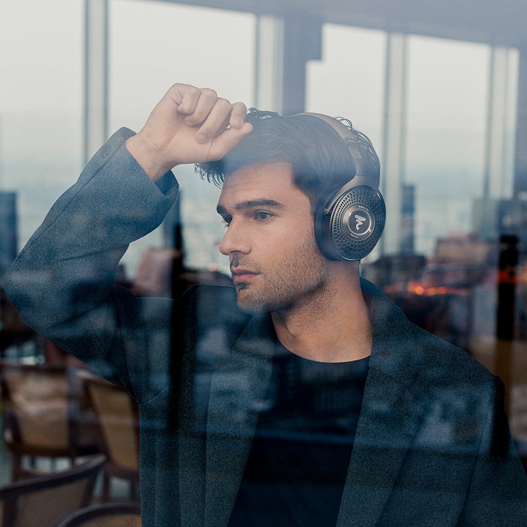 Focal Bathys MG Wireless Bluetooth Headphones with Active Noise Cancellation - Premium Over-Ear Headphones for Travel, Work, and Music Listening