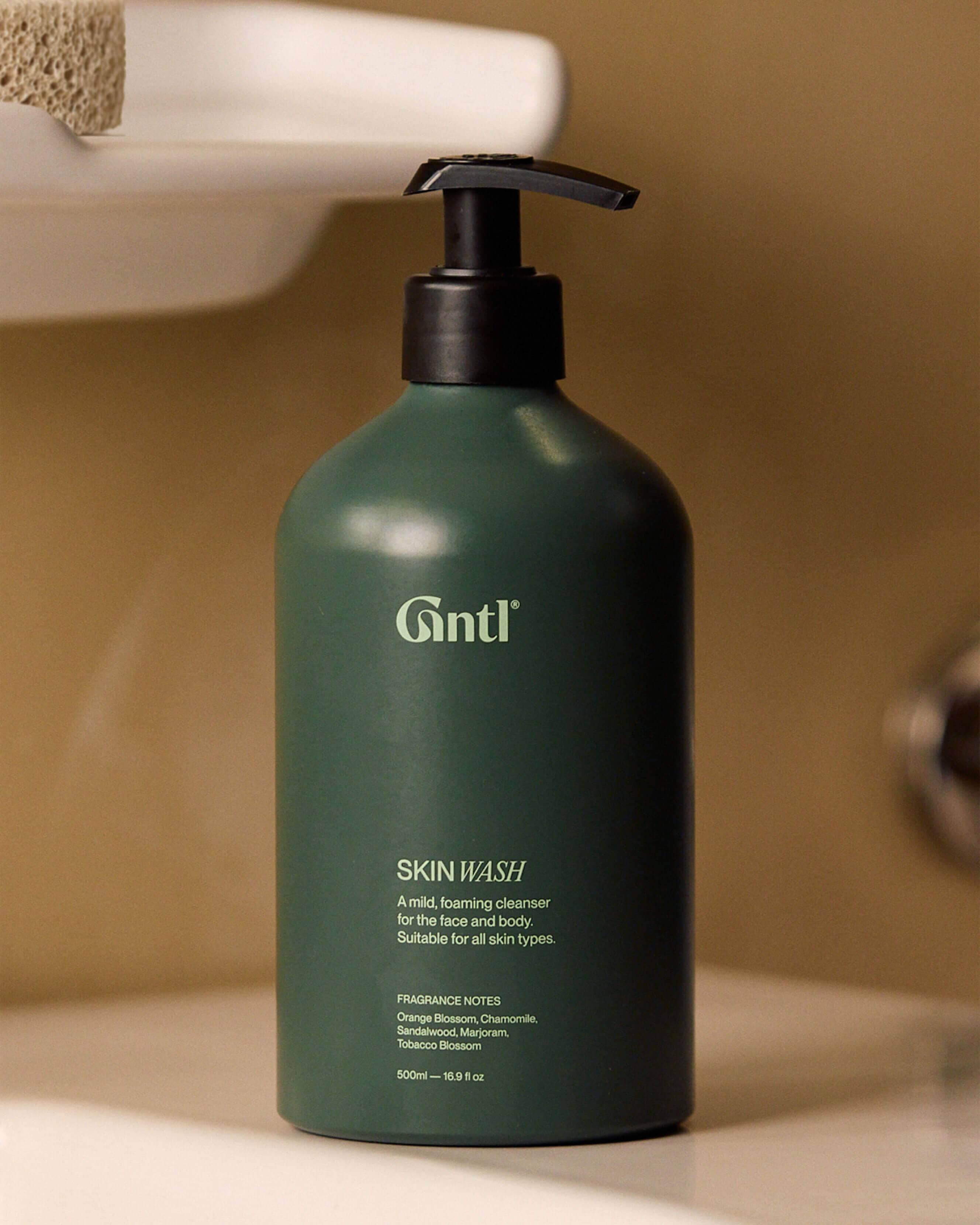 Gentle Skin Wash for Face & Body - Hydrating & Soap-Free Cleanser for Sensitive Skin | Daily Use, Post-Workout & Travel-Friendly