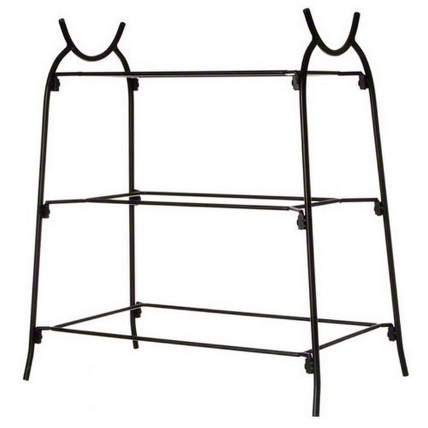 American Metalcraft IS14 3-Tier Iron Display Stand for Rectangular Serving Trays - Perfect for Buffets, Dessert Tables & Party Food Presentation