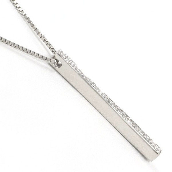 18K White Gold Diamond Necklace for Women - Elegant Pendant Jewelry for Weddings, Anniversaries & Special Occasions