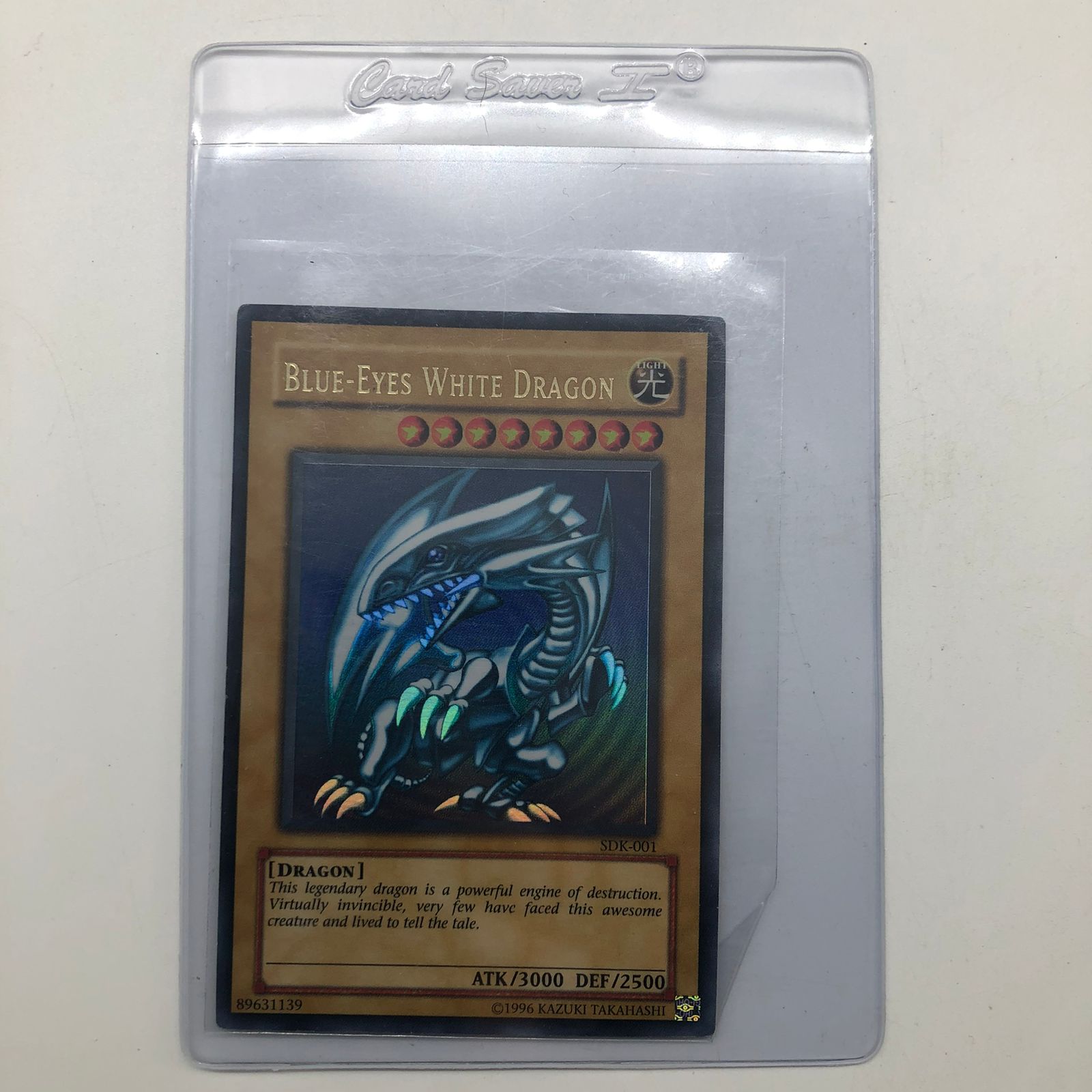Blue Eyes White Dragon SDK-001 Yu-Gi-Oh! Trading Card Game 25th Anniversary Ultra Rare - Collectible Card for Tournaments & Gaming Battles
