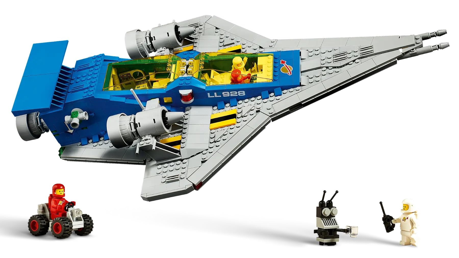 LEGO Galaxy Explorer 10497 Building Kit for Adults - 1,254 Piece Space Shuttle Model Set (New 2022) | Collectible Display Toy for Home & Office Decor | Perfect Gift for LEGO Fans & Space Enthusiasts