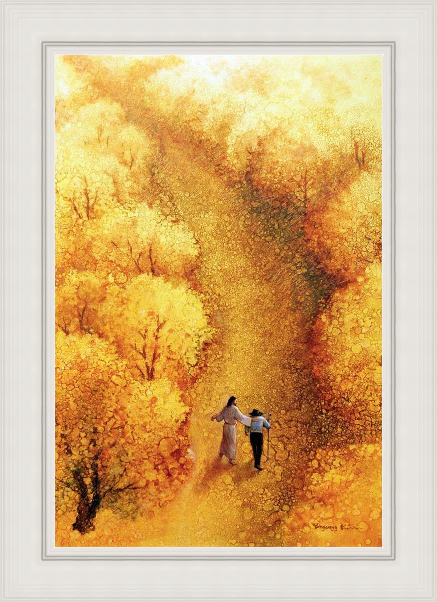 By Your Side - Heartwarming Art Print by Yongsung Kim | Christian Home Decor, Wall Art for Living Room & Bedroom | Perfect Gift for Weddings, Anniversaries & Housewarming