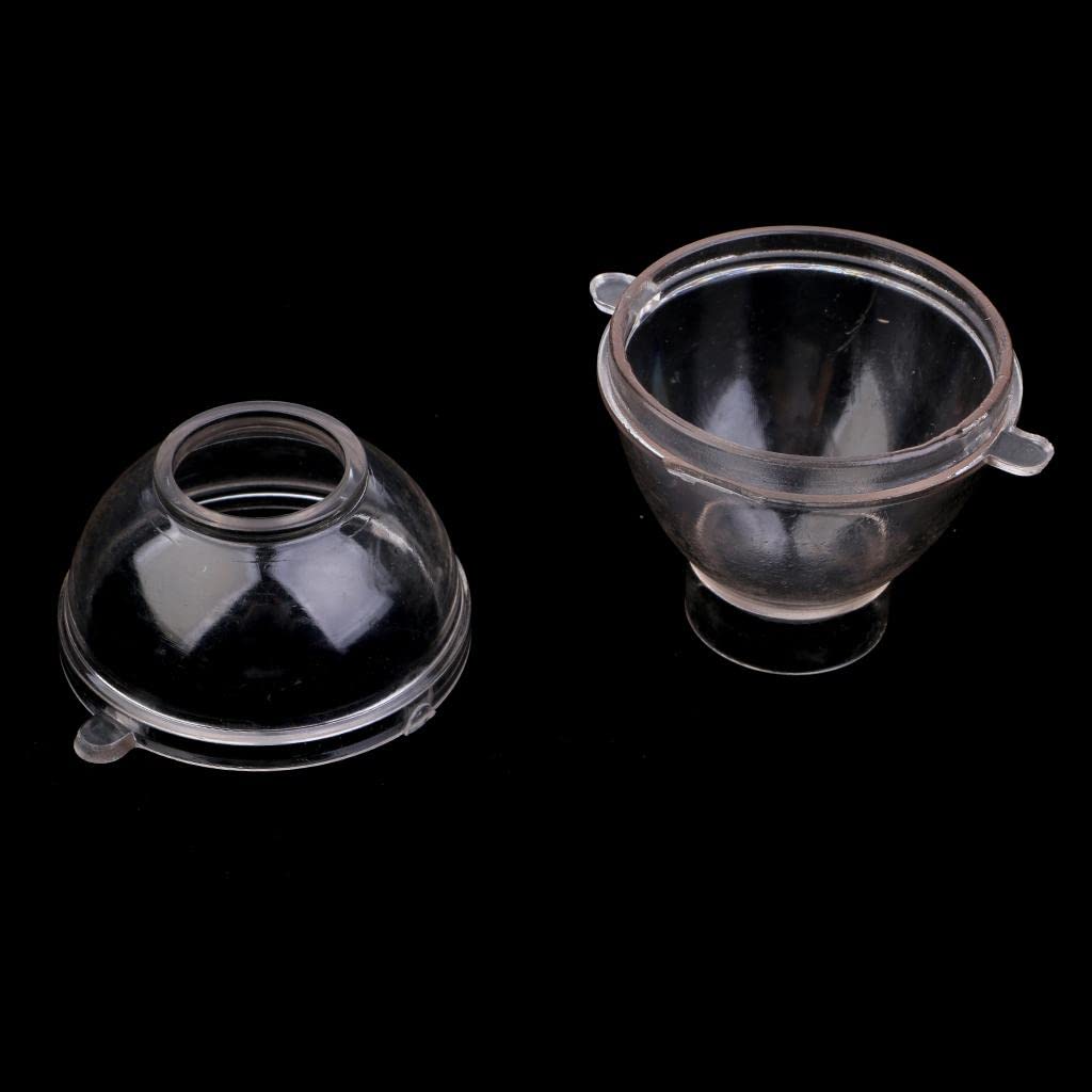 joyMerit 2-Pack Egg Shaped Candle Molds - Handmade Soap & Candle Making Tools, Clear Silicone DIY Craft Supplies for Home Decor, Wedding Favors & Holiday Gifts