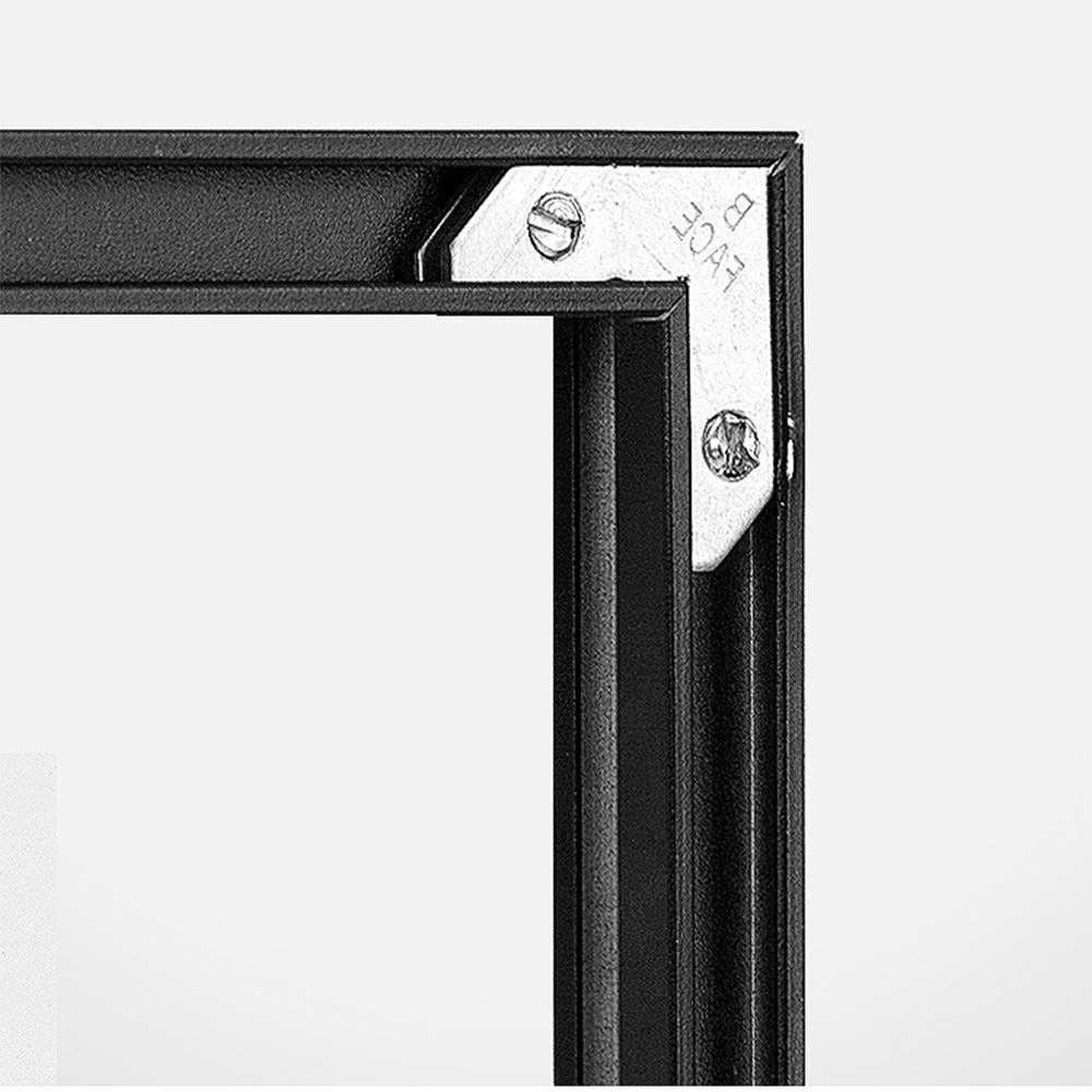 Custom Full-Length Mirror - Aluminum Alloy Frame Wall-Mounted Makeup Mirror (30x50, 50x70) in Black, Silver & Gold | Durable Square Mirror for Salon, Bedroom, Bathroom & Dressing Room