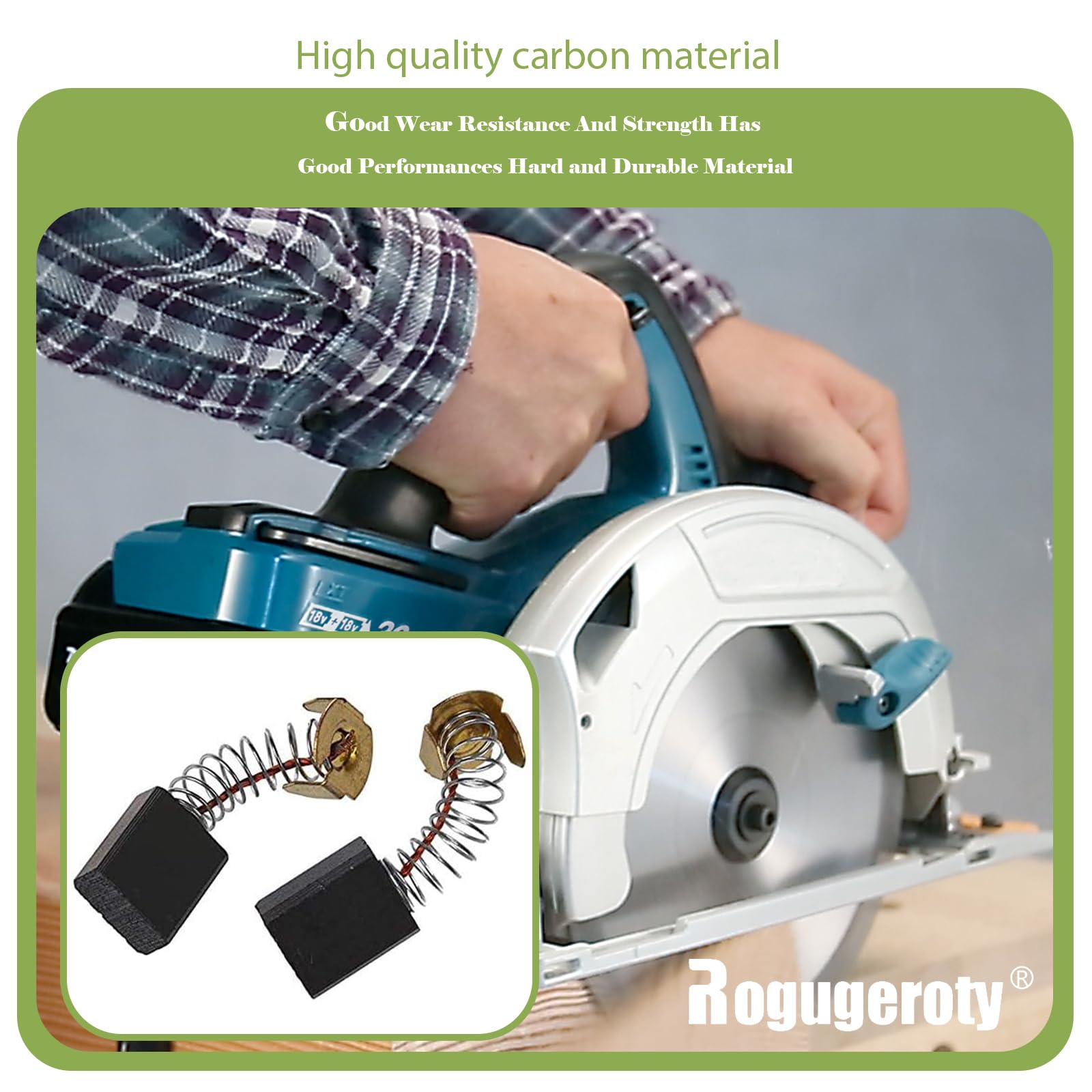 CB153 Carbon Brushes (2-Pack) for Makita Power Tools - Compatible with Makita Drills, Saws & Grinders - Perfect for DIY Projects & Professional Use