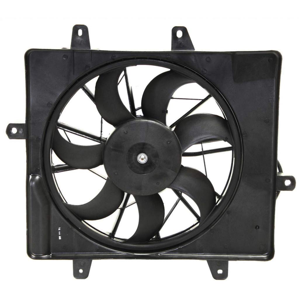 Chrysler PT Cruiser AC Radiator Fan Assembly 2006-2008 - Replacement for CH3115146 & 5179470AA - Perfect for Cooling System Repairs & Summer Driving